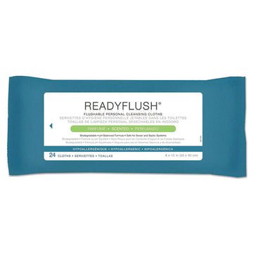 Medline Readyflush Biodegradable Flushable Wipes, 8 X 12, 24-pack freeshipping - TVN Wholesale